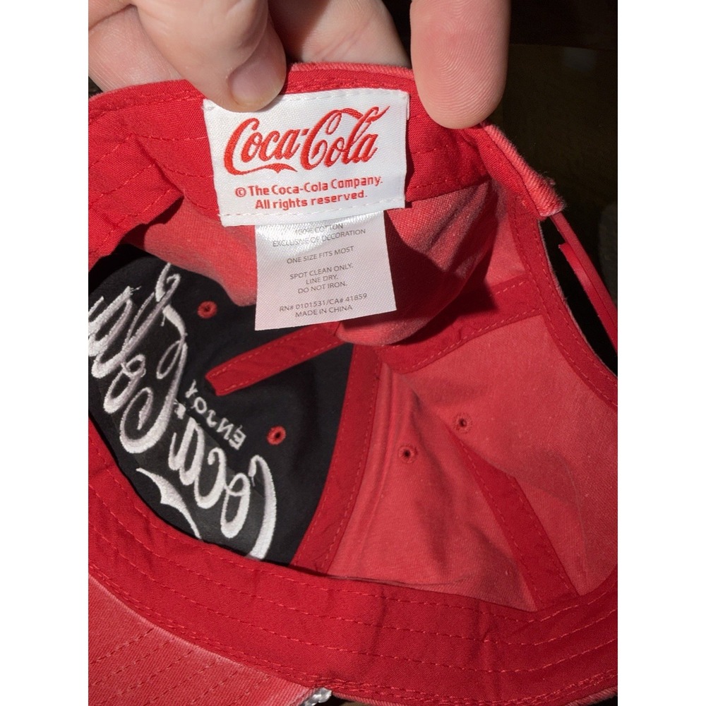 Coca Cola Rope Snapback Adjustable Trucker Cap - Picture 6 of 8